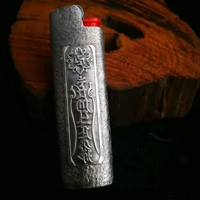 

Новинка, 1 шт., Обложка из стерлингового серебра с зажигалкой, подходит для Bic J3/ J5, Обложка с зажигалкой, Обложка