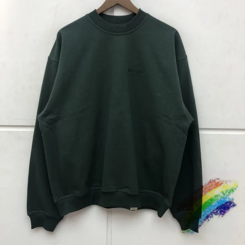 

2021fw REPRESENT Sweatshirts Men Women Best Quality Crewneck Small Embroidery Heavy Fabric Hoodie