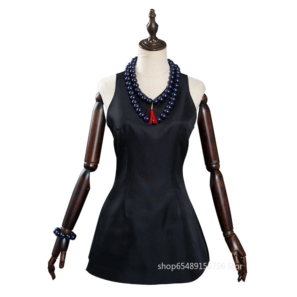 

SHAMAN KING Bodysuit Dress Cosplay Anna Kyoyama Anna Asakura Anime Costume Halloween Christmas Party Necklace Bracelet Scarfs