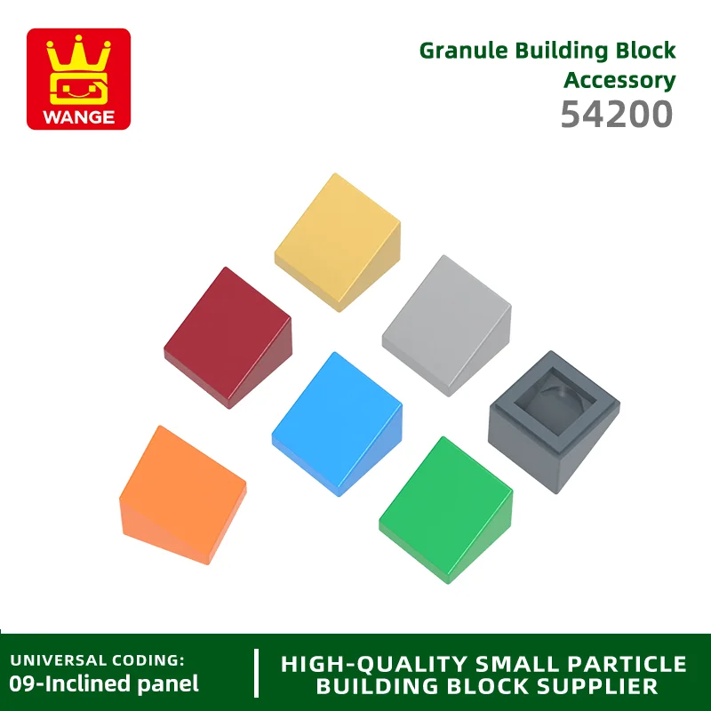 Wange 543 Шт./компл. Набор Наклонных Строительных Блоков С Наклонной Панелью