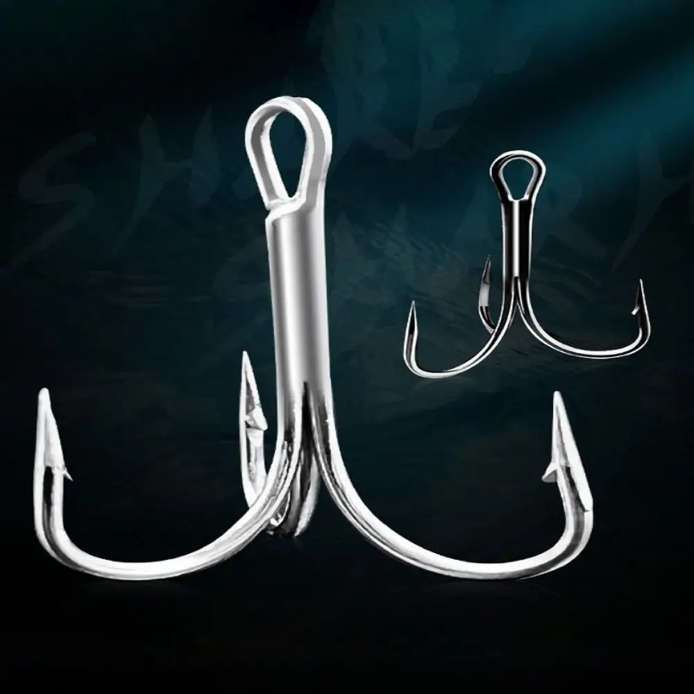 

10 шт., рыболовные тройные Крючки из высокоуглеродистой стали