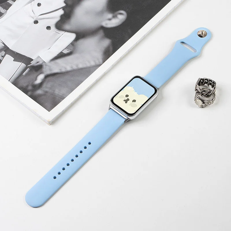Спортивный ремешок для Xiaomi Mi Band 10 ProMi Band 9 Pro8 Pro, силиконовый водонепроницаемый браслет для Redmi Watch 6 5 4, сменный ремешок на запястье (art.: 3920dc0384b3f) - 3920dc0384b3f