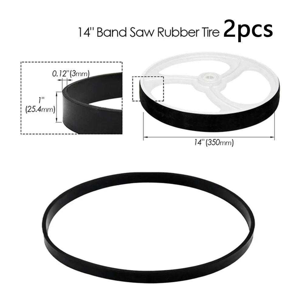 2pcs Bandsaw Rubber Band For 8