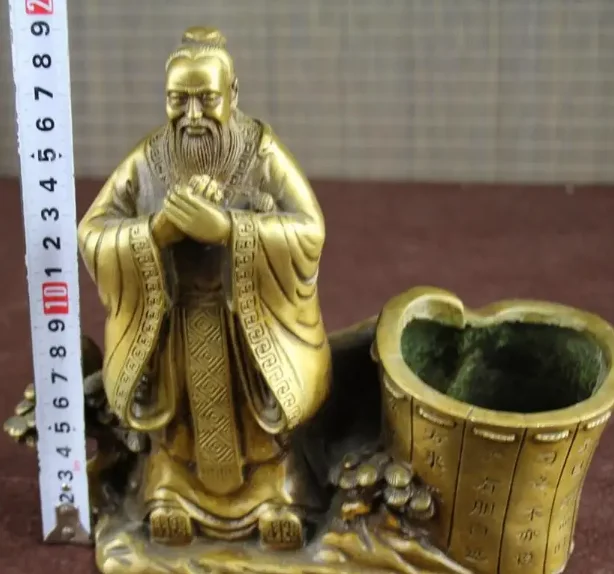 Украшения ручной работы из чистой латуни с изображением винного чайника Baishou