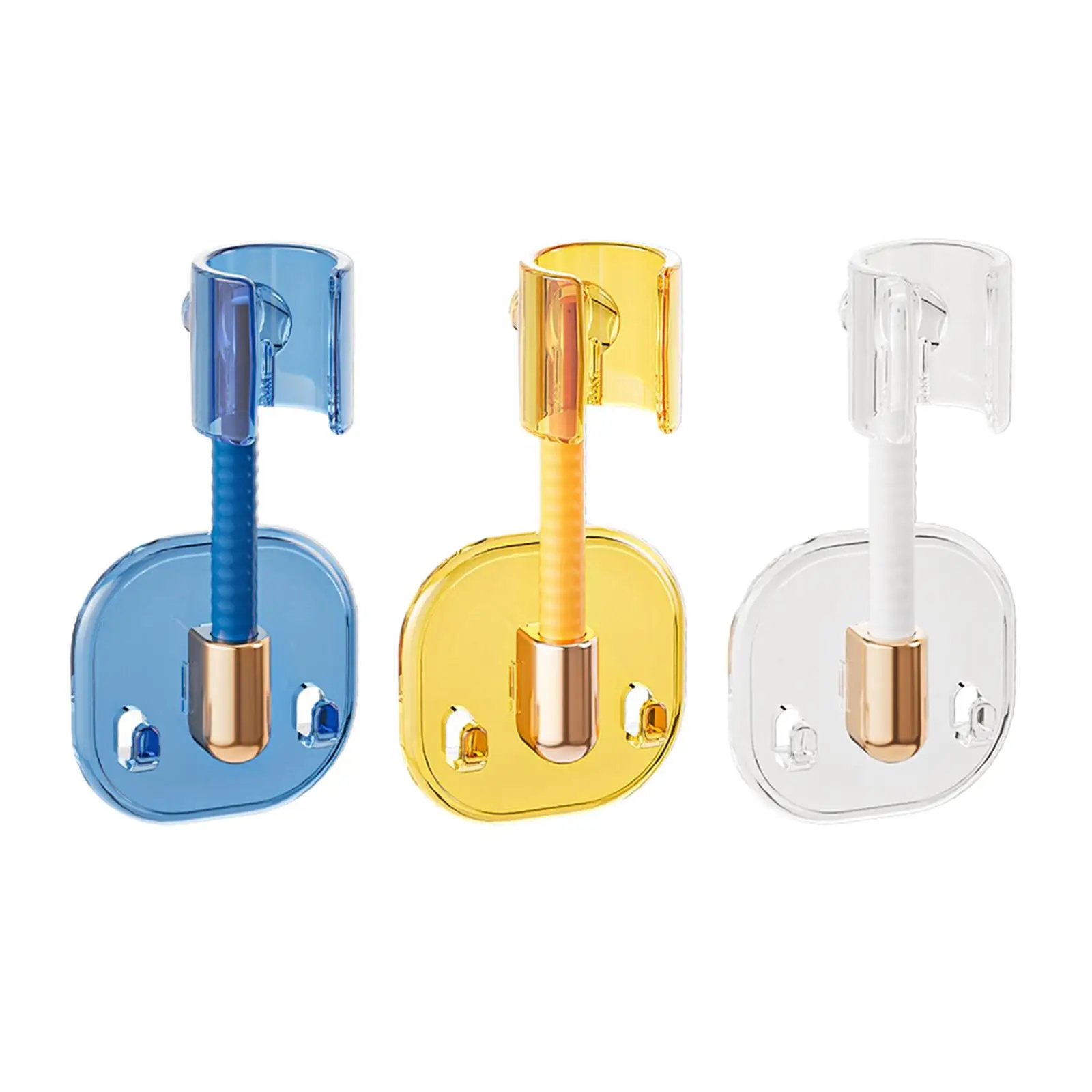 

Shower Head Holder Adjustable Easily Install Fits Most Shower Head Showerhead Holder Shower Fixing Bracket for Washroom Bathroom