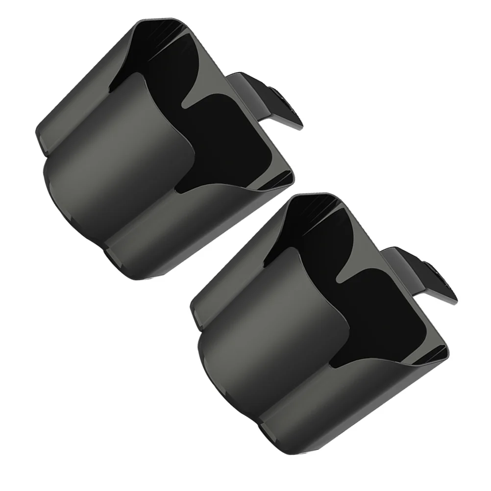 

2pcs Practical Hook Trash Bin Multifunctional Simple Seat Storage Box Organizer for Car (Black)