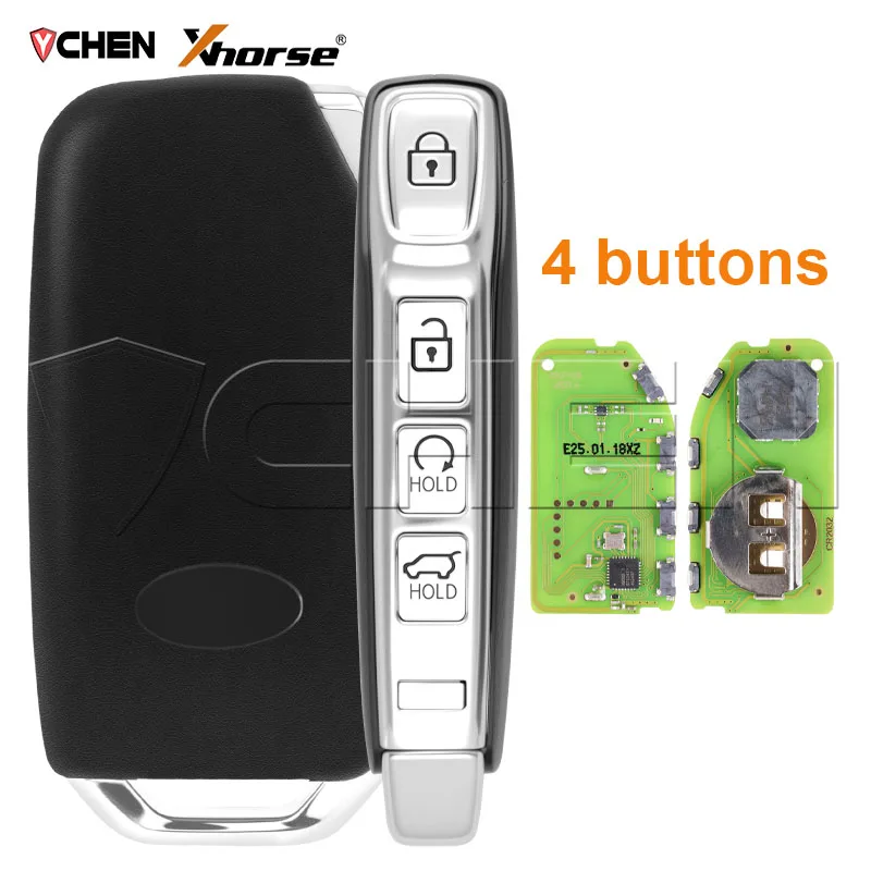 

Универсальный смарт-брелок Xhorse VVDI XZKA82EN для Hyundai, KIA Sportage, Niro, K7, K5, Cerato, Soul, Global Smart Remote 47 4A 8A Proximity