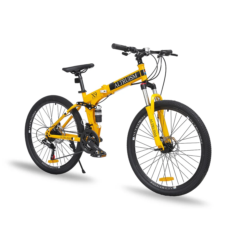 горный велосипед X9 21 скорость мужской 26“ складной велосипеды для взролых С