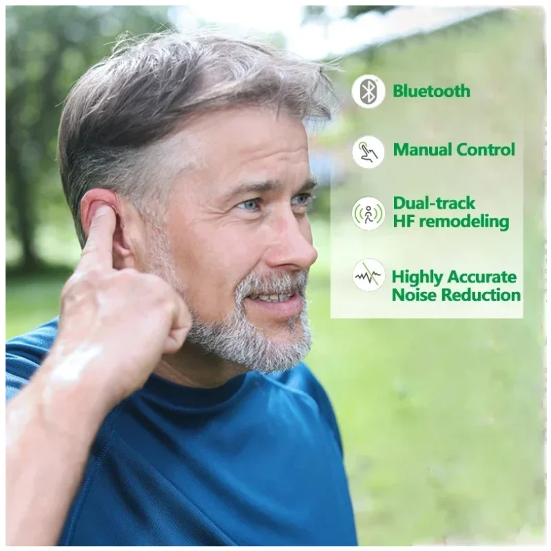 Фото Слуховой аппарат Phonak Audeo M30-13T, цифровой, 8-канальный, RIC, на 13 батареек, с программированием через ПК, Bluetooth и T-образным датчиком №4