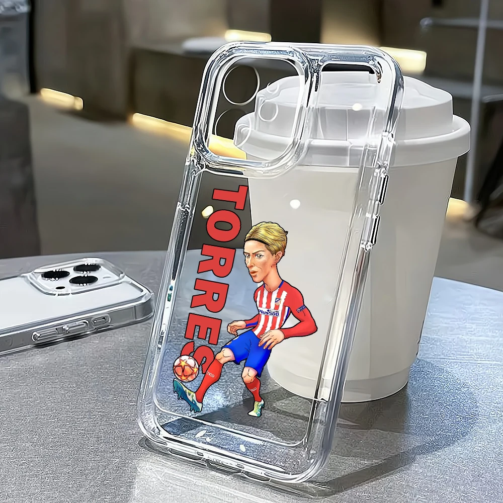 

El Nino Soccer Superstars Liquid Silicone Phone Case For iPhone 7 8 Plus 14 Pro XS Max 11 12 13 XS XR SE Soft Bumper Back Cover