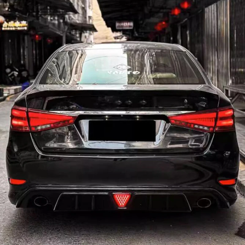 Сплиттер для заднего бампера Toyota Crown ABS рассеиватель губ аксессуары защиты от