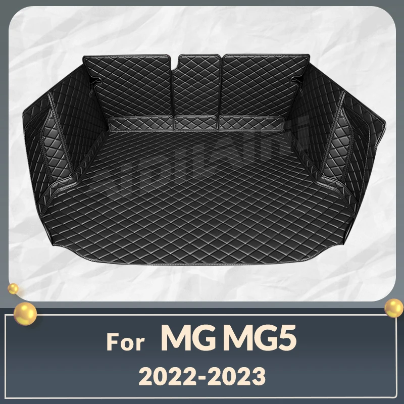 

Автомобильный коврик для багажника с полным покрытием для MG5 2022 2023, противогрязный чехол для багажника автомобиля, коврик, подкладка для груза, защитные аксессуары для интерьера