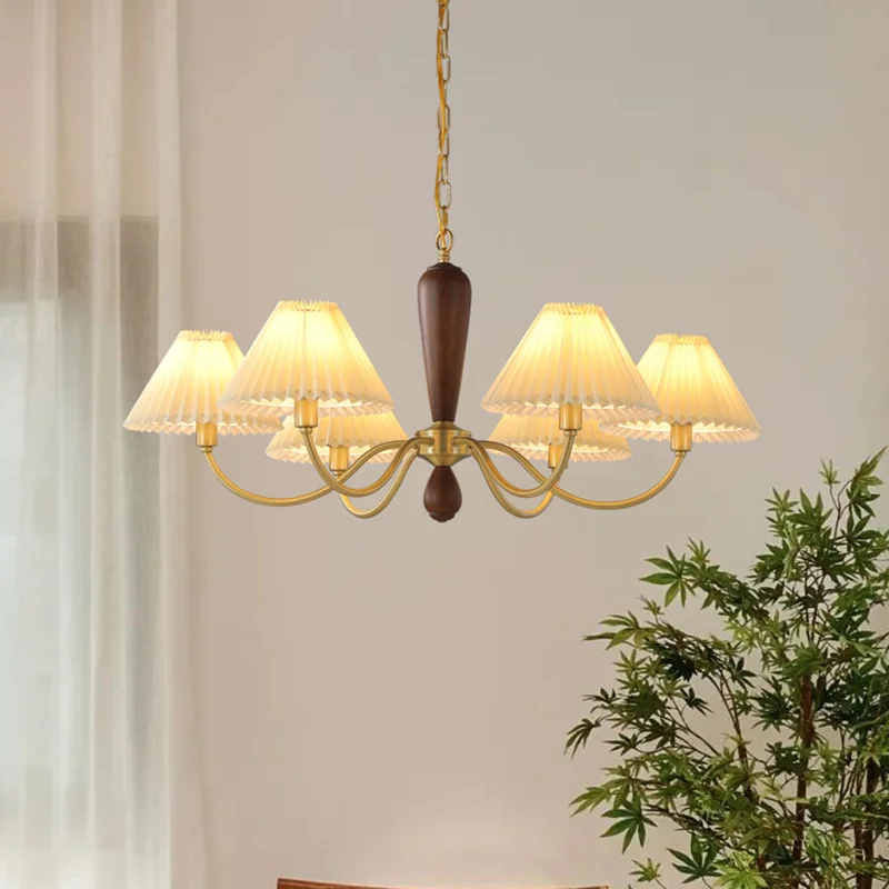 

Винтажные светодиодные лампы из пузырчатого стекла, круглые деревянные лампы для отелей, Подвесная лампа с затенением, стеклянный шар, стек...