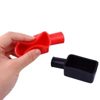 1 pair car battery terminal insulation clamp clips negative positive protector sleeve covers automobiles batteries accessories