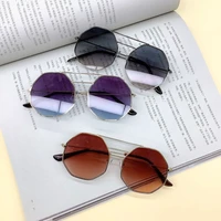 classic trendy women round sunglasses men metal frame outdoor street beat uv400 sun glasses mens female fashion eyewear shades
