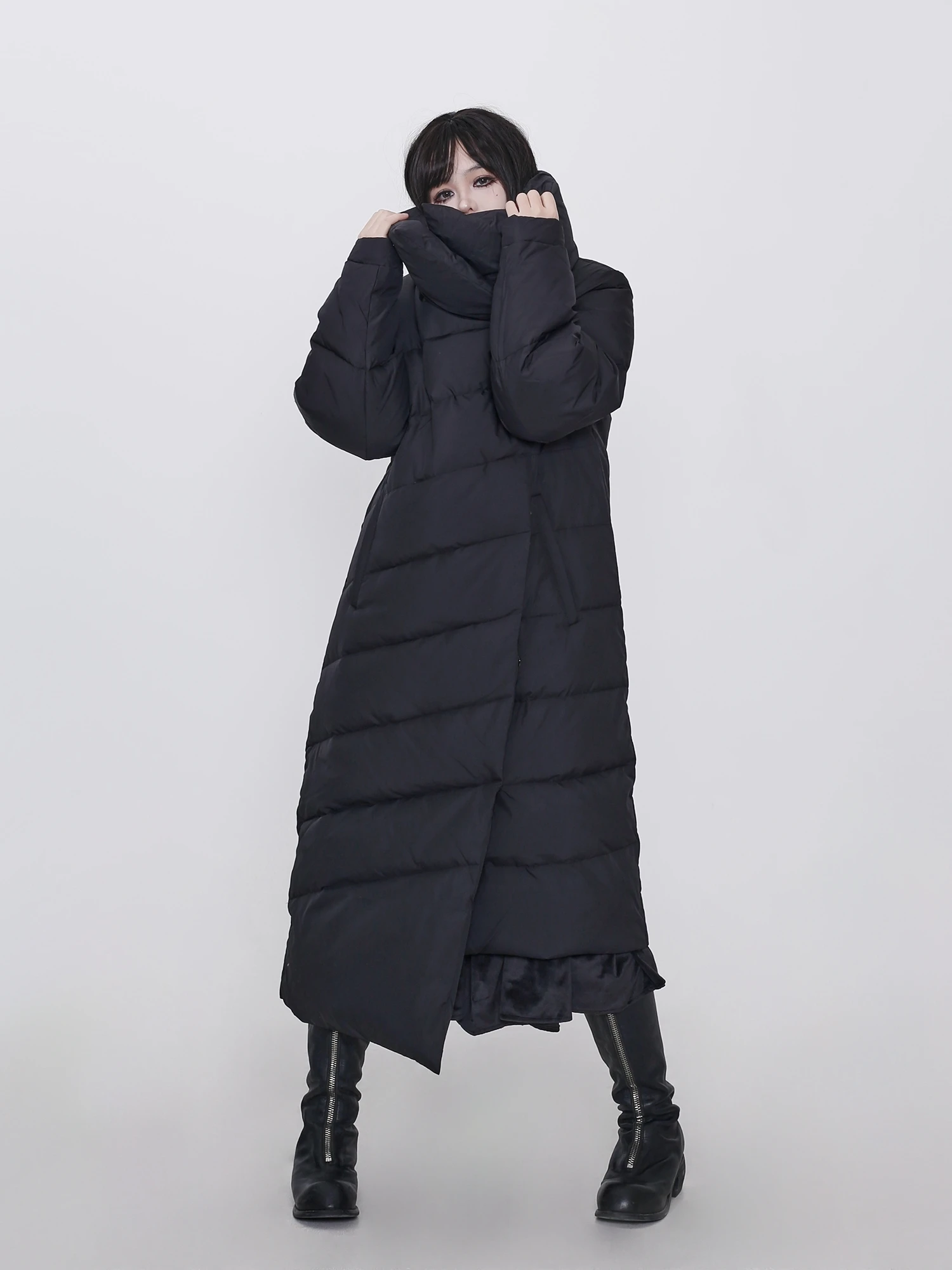 Зимнее пальто скрытого Seeker UMI MAO новинка 2024 утолщенный теплый тонкий пуховик с