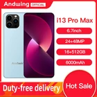 Смартфон Andwing i13 Pro Max, Android 512, 16 ГБ, 6000 мАч, 6,7 дюйма, телефон с двумя Sim-картами