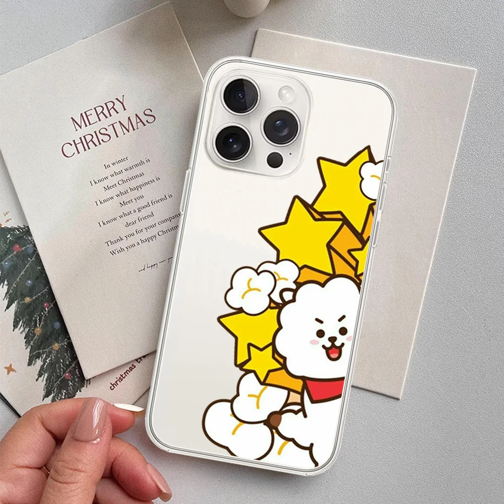 BEAST KINGDOM RJ B-BT21 для Samsung Galaxy S23 S22 S21 S20 Plus Lite Ultra Transparent Shell