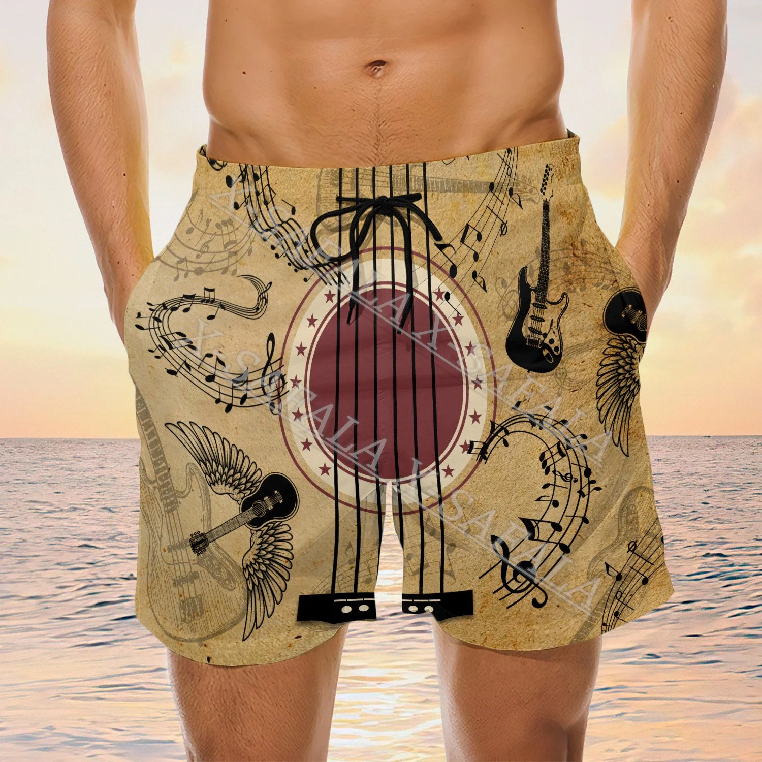 

Модные мужские шорты для плавания, с 3D принтом