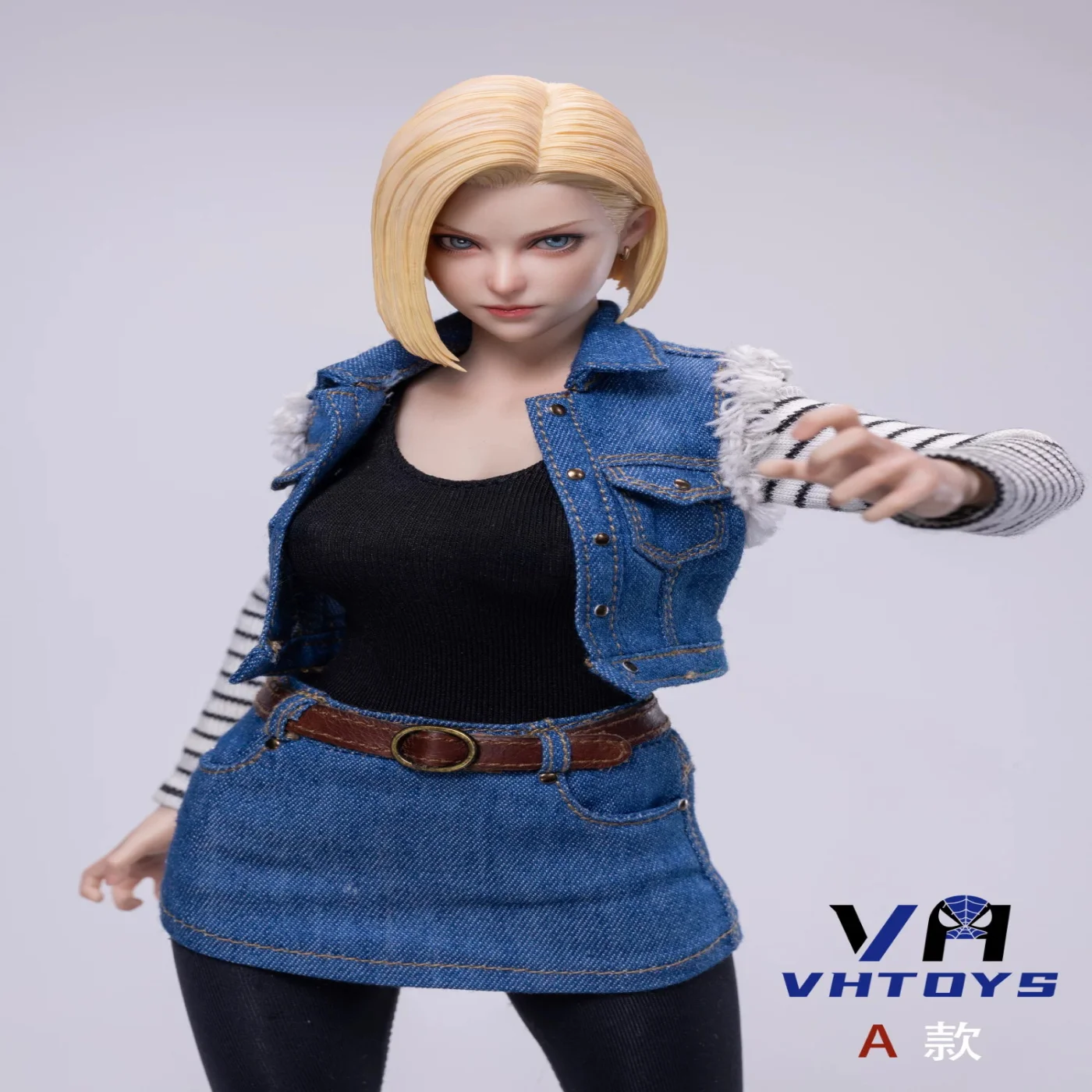Фото VHTOYS AH001 1/6 Женская фигурка солдата с 18 подвижными точками артикуляции, модель головы с вырезанными глазами, подходит для 12-дюймовых фигурок, в наличии №5