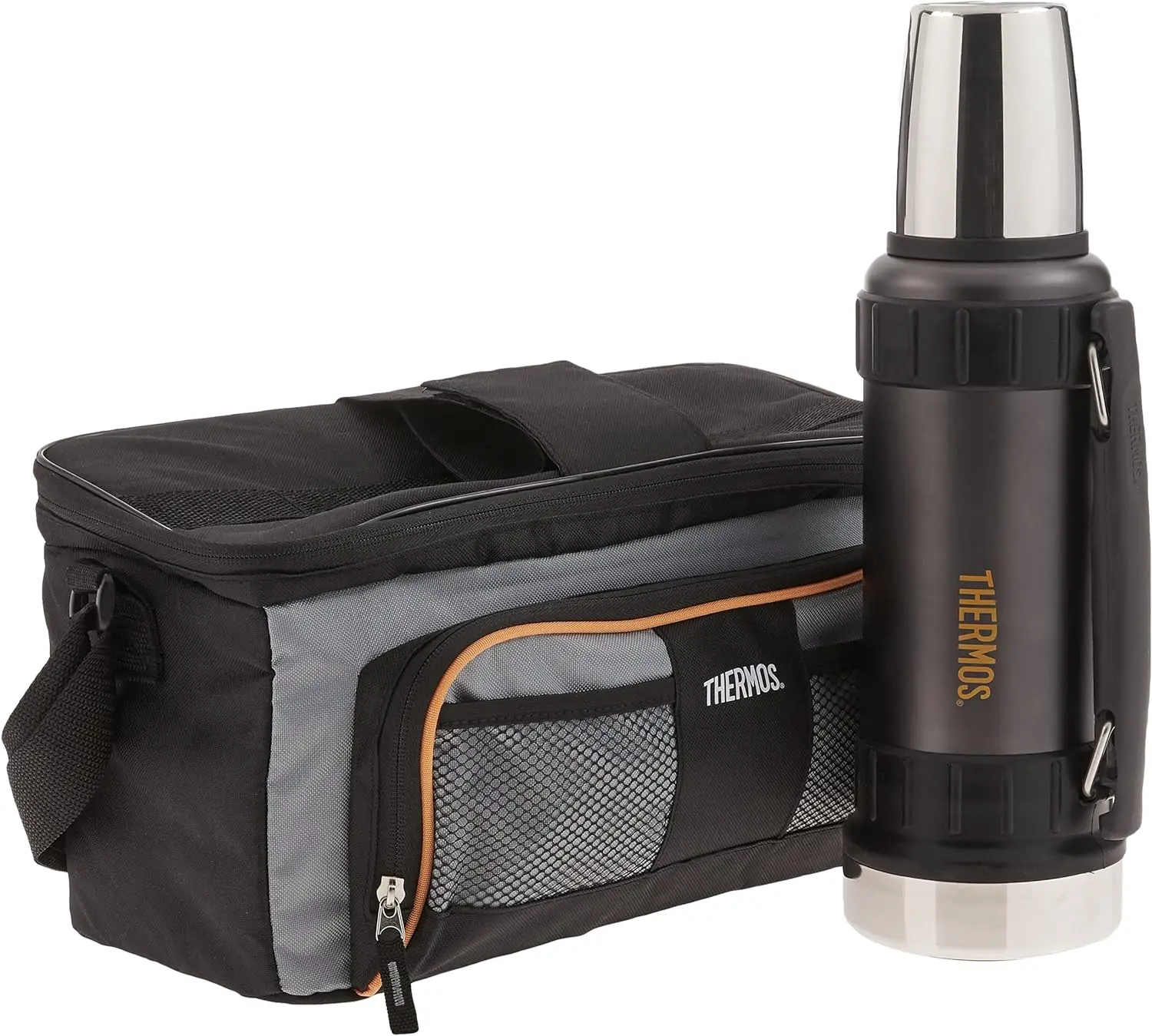 

Lugger Cooler and Beverage Bottle Combination Set, Gray Metal tumbler with straw Cup with logo Venti cup Reusable cups Vasos de