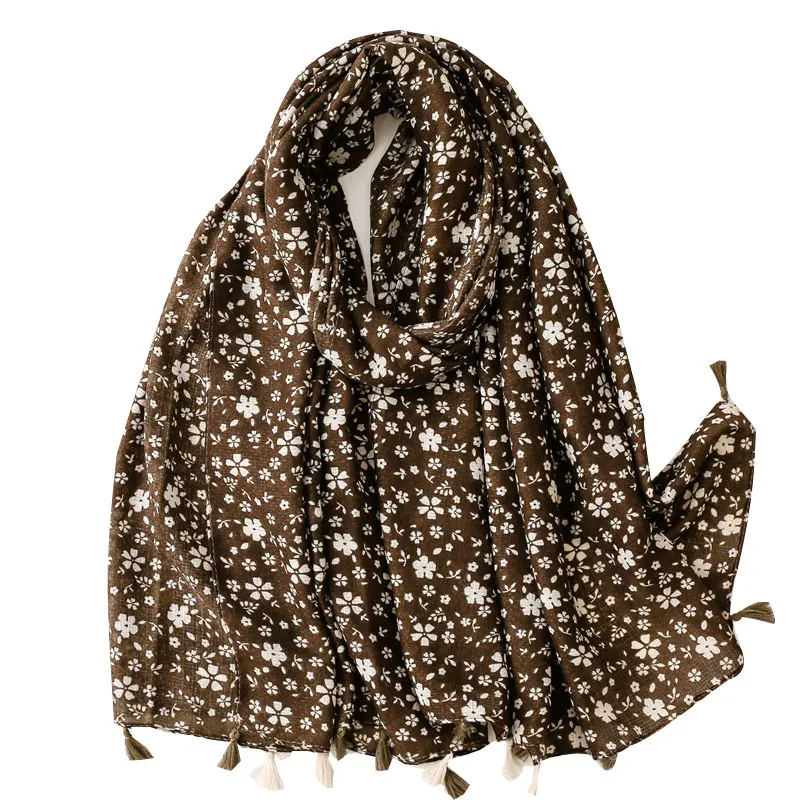 

Luxury Brand Cotton Scarf Women Large Shawls Design Hijab Echarpe Scarves Lady Beach Stole Muffler Foulard Winter Poncho Bandana