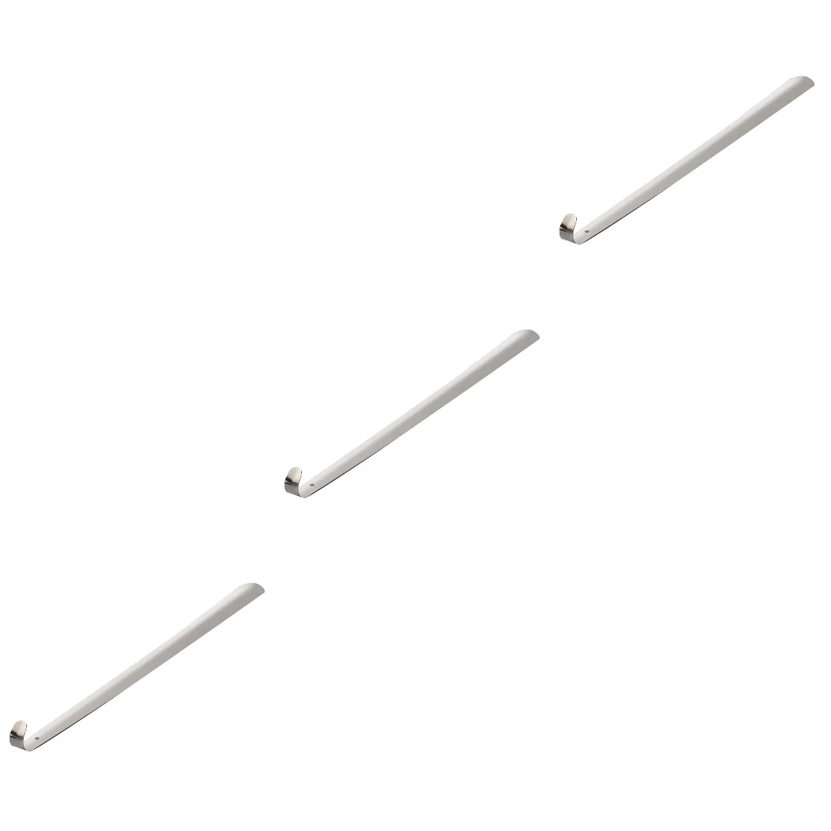 

3 Shoe Horn Handled Metal Shoe Horn 50cm Shoe Horn with Hanging Hole for Factory Home Technician Office
