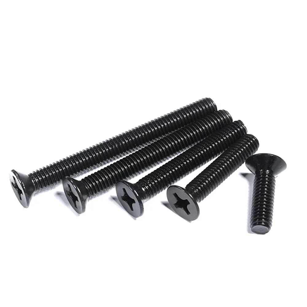 50-200 шт. болты с потайной головкой из черного цинка