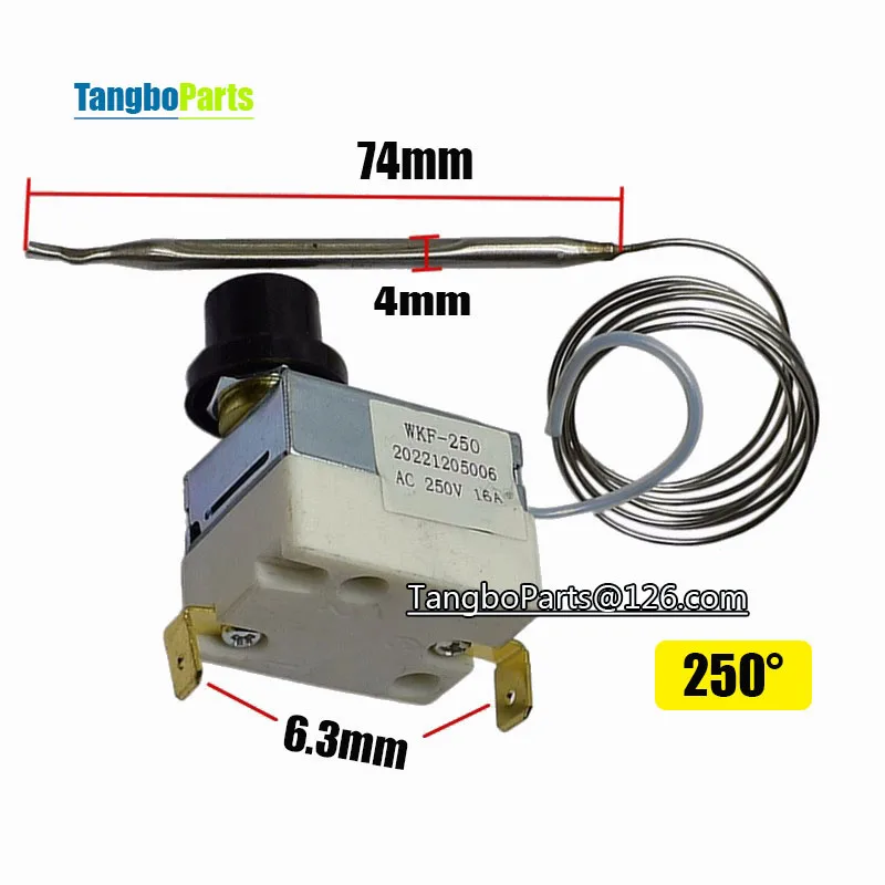

Электрическая фритюрница с контролем температуры электрических блинов 110 ° 130 ° 230 ° 240 ° 250 ° 280 ° Термостат с защитой от ограничения температуры