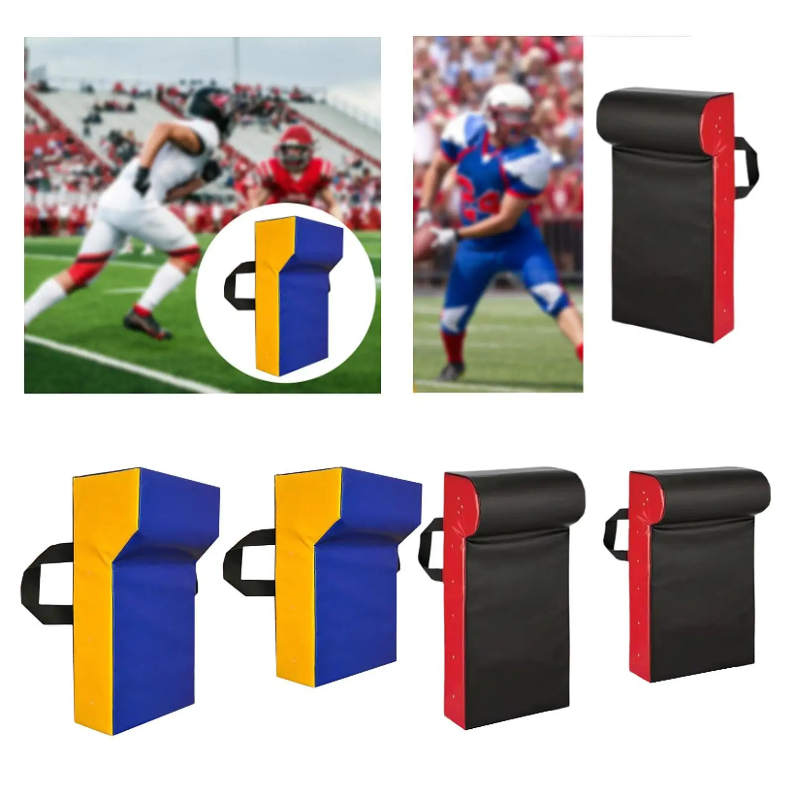 Щит для футбольной снасти со вставками и ручками