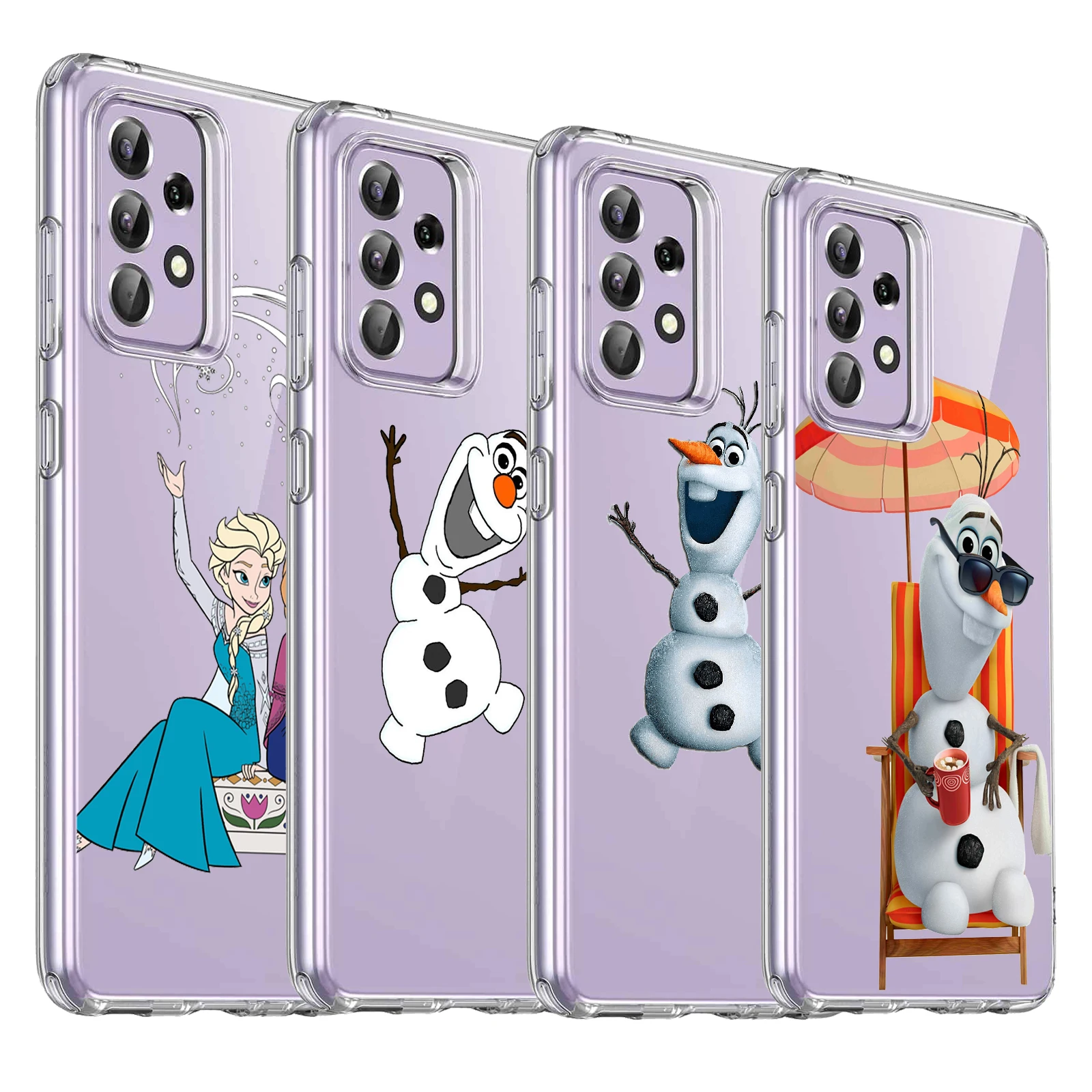 Olaf Снеговик Холодное сердце для Samsung Galaxy A01 A11 A12 A22 A21S A31 A41 A42 A51 A71 A32 A52 A72 A52S чехол
