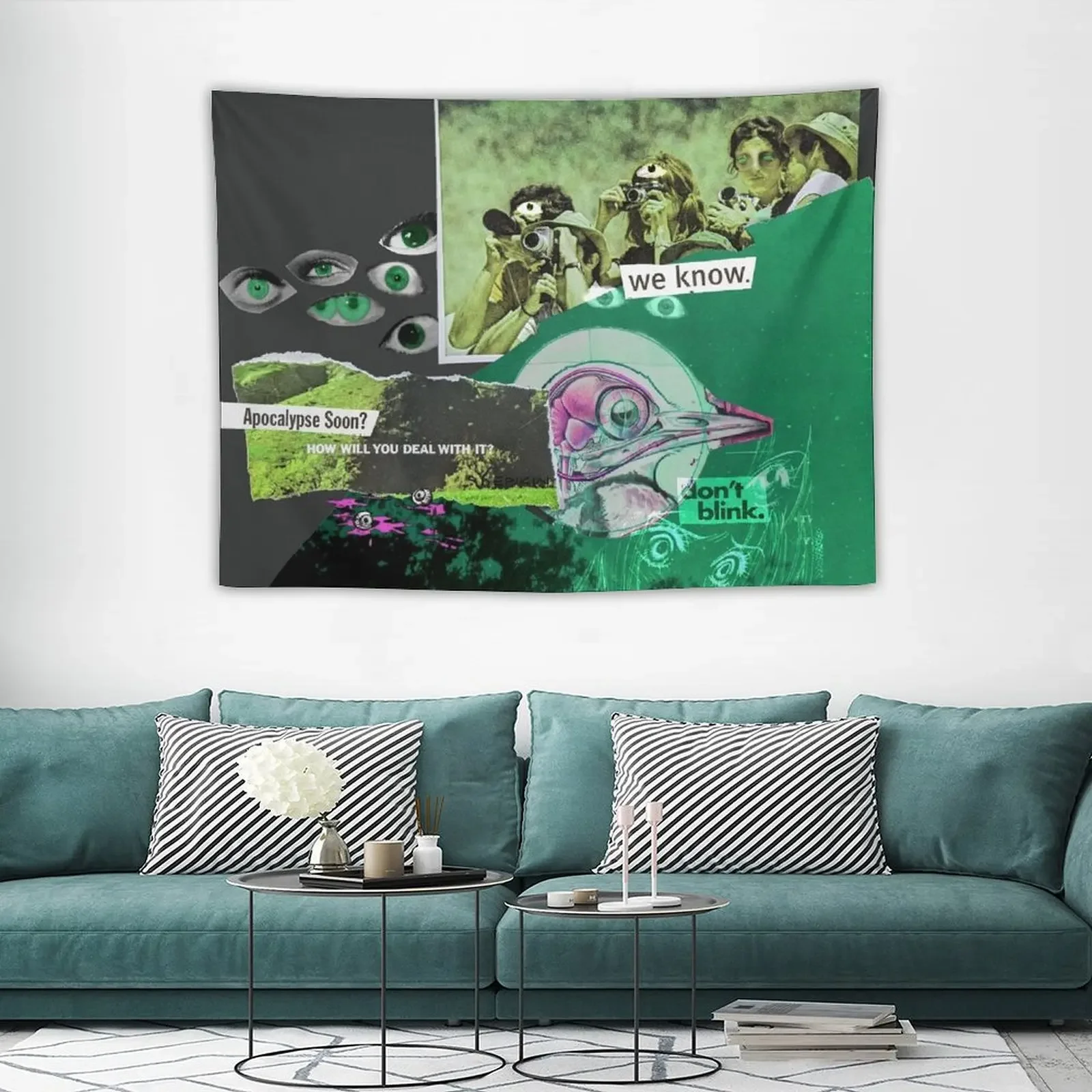 Безсегментный ватчер гобелен кавайное украшение для комнаты эстетический