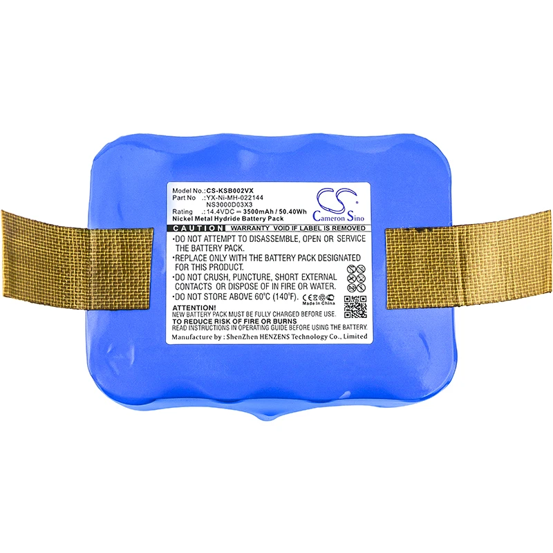 

Cameron Sino 2000mAh Battery for Pour Aspirateur Robot Autonome, For ROBOT RBC003, RBC006, RBC009, RBC011, RBC012