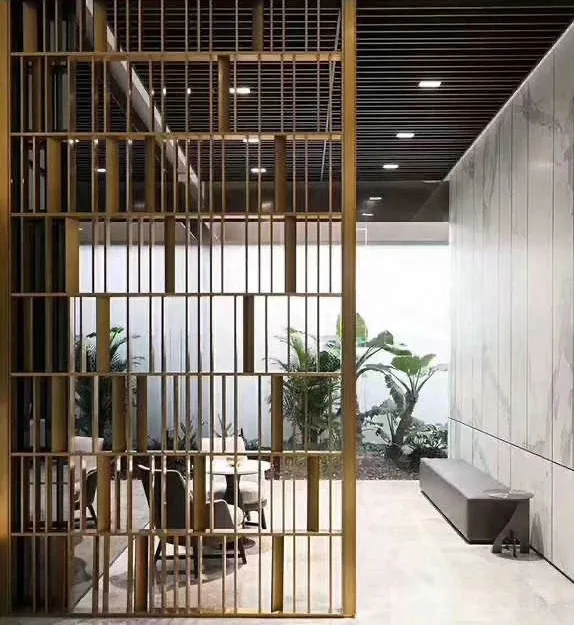 Делитель комнаты из нержавеющей стали SUS 304 201 украшение для дома металлический