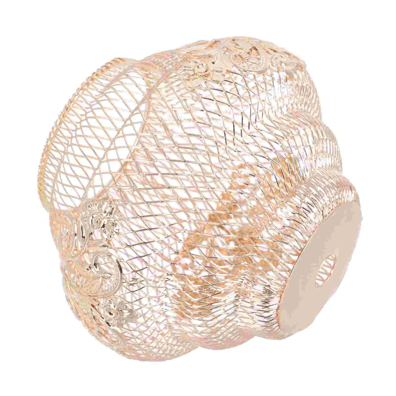 

Light Shade Pendant Guard Ceiling Shades Lamp Metal Drum Vintage Iron Lampshade Wire Bulb Cage Retro Cover Fixture Rustic