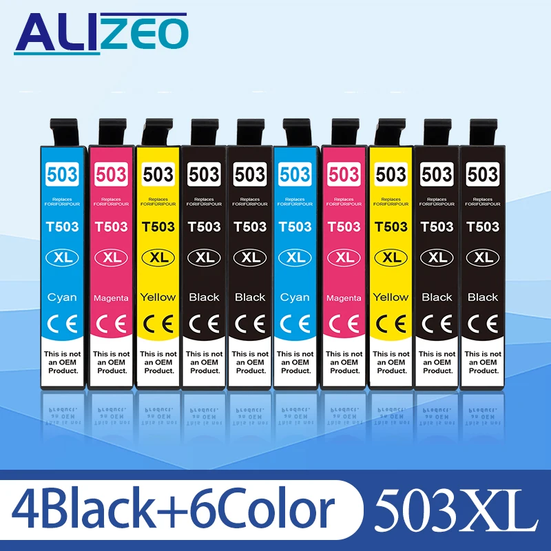 Чернильный картридж 503 совместимый с полным использованием принтера Epson T 503XL T503 XL