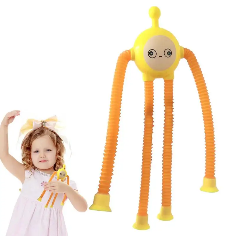 

Tubes Suction Cup Toys Telescopic Tube Egg Boy Toys Cute Egg Boy Telescopic Tube Shape Changing Stretchy Sensory Toy For Girls