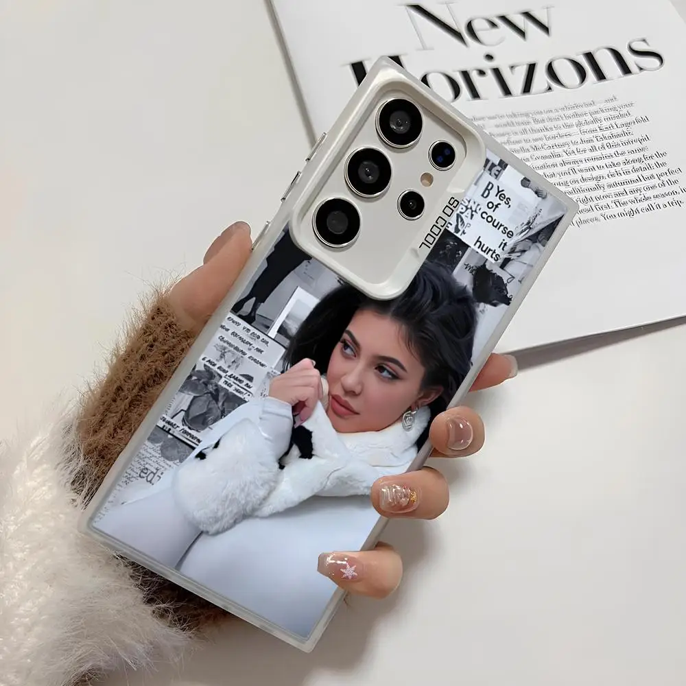Чехол для телефона K-Kylie J-Jenner Samsung S25 S24 Ultra 23 Fe 22 Plus Galaxy A54 A55 A13 A15 A25 A34 Цветной