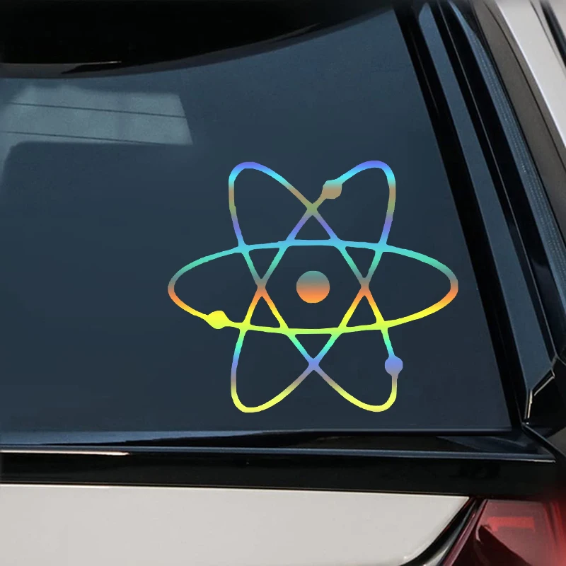 41959 #12x14 см наклейка на автомобиль по атомной химической технологии Виниловая