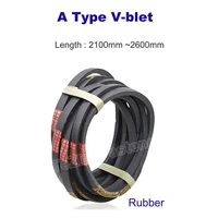 a type v belt black rubber industrial agricultural machinery automotive equipment v belt a 2100mm a 2600mm transmission belt