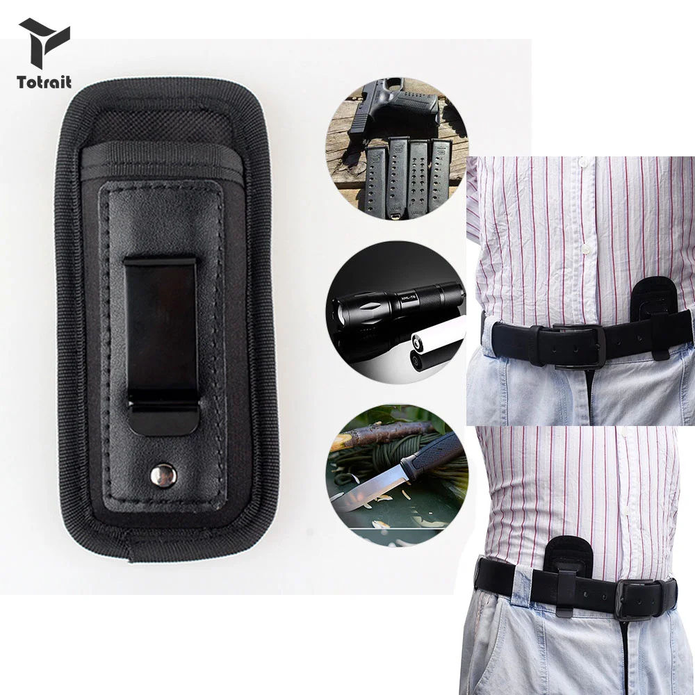 

TOtrait High Quality Tactical Bullet Clip Bag 600D Nylon Pistol Holster Bullet Pouches For GL Series 9 mm Hunting Bullet Bag