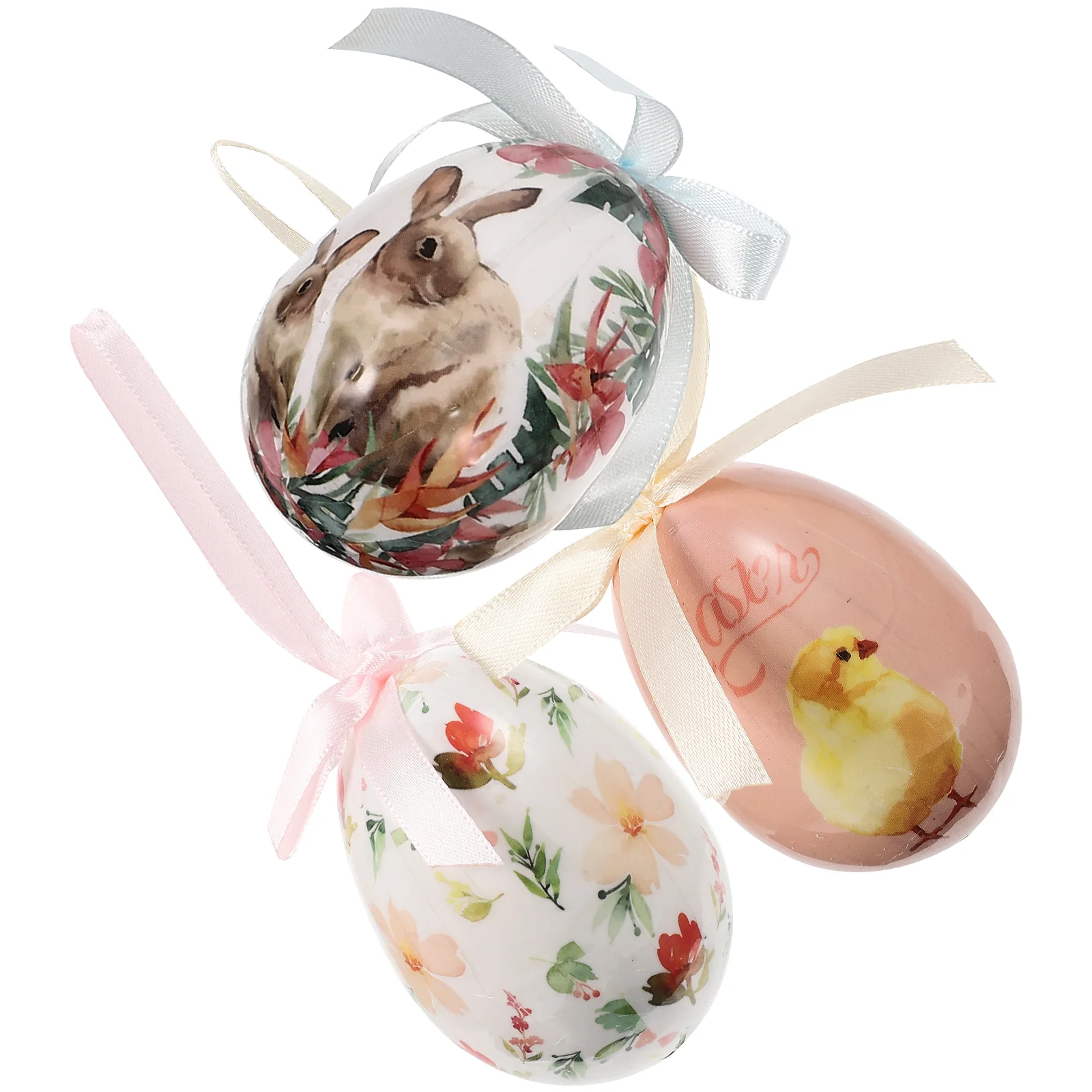 

Easter Egg Ornaments Eggs Hanging Tree Decorations Basket Party Decoration Filler Ornament Centerpieces Toys Craft Pendants Foam