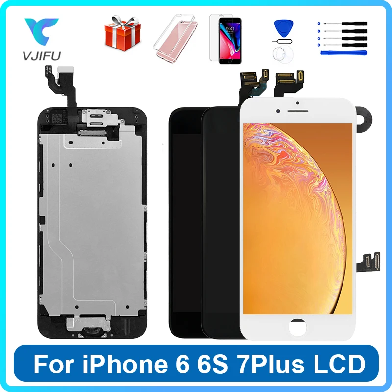 AAA +++ полный комплект дисплея для iPhone 6 6S 7 Plus сборка сенсорный экран дигитайзер