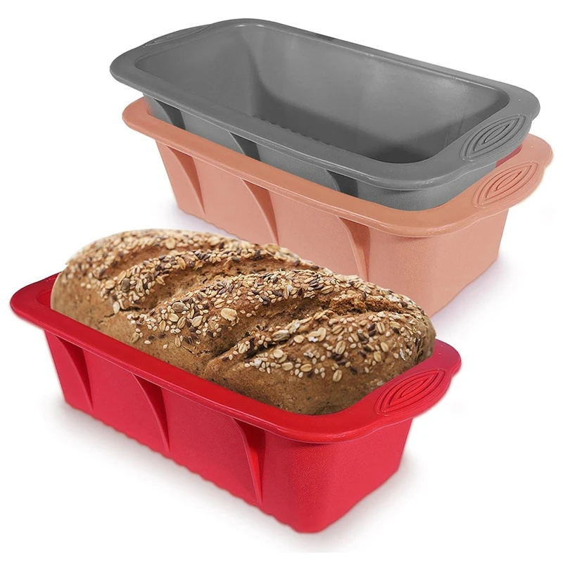 

3 упаковки, силиконовые формы для выпечки хлеба