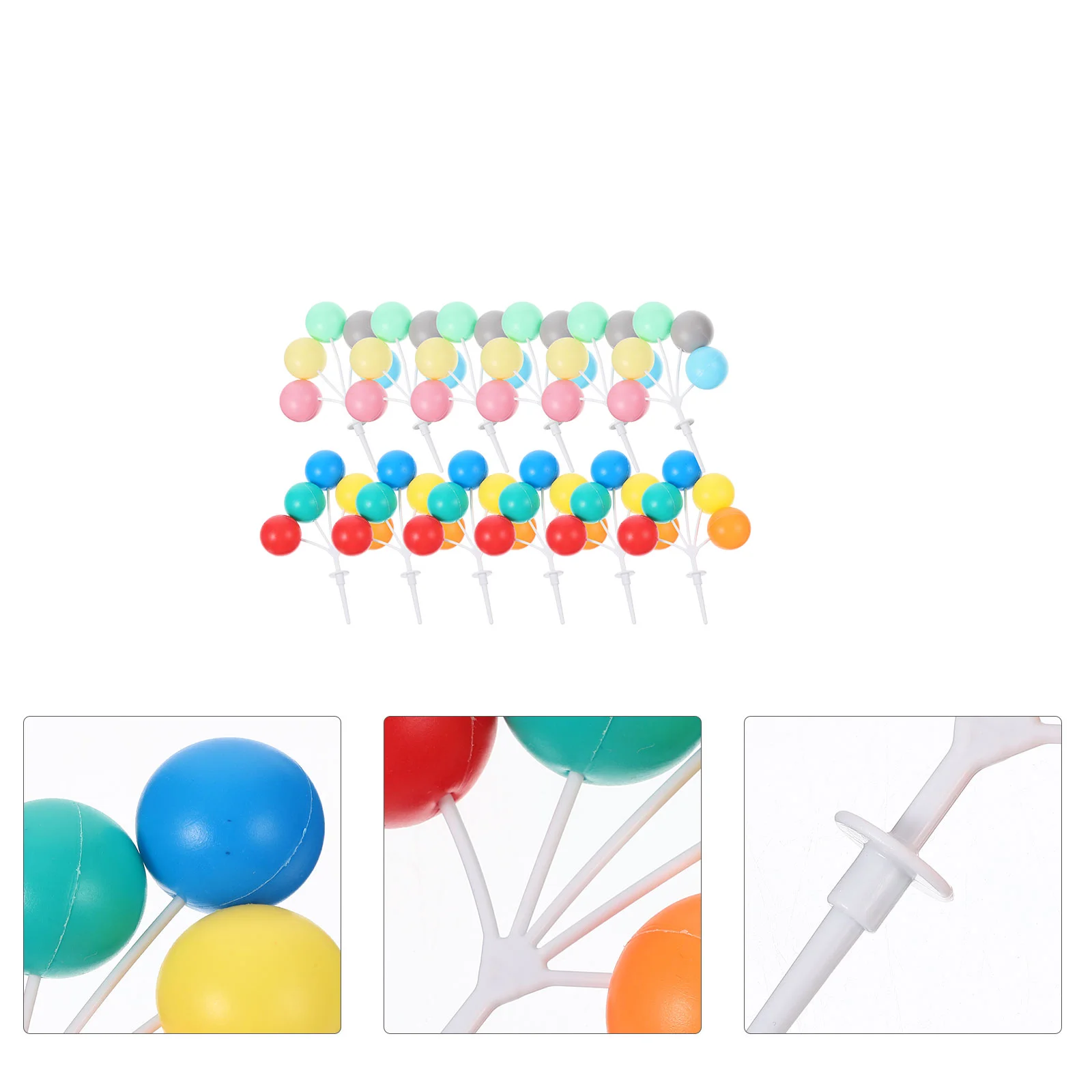 

Balloon Cake Picks Mini Balloon Cake Picks Plastic Wedding Party Cake Decoration Child