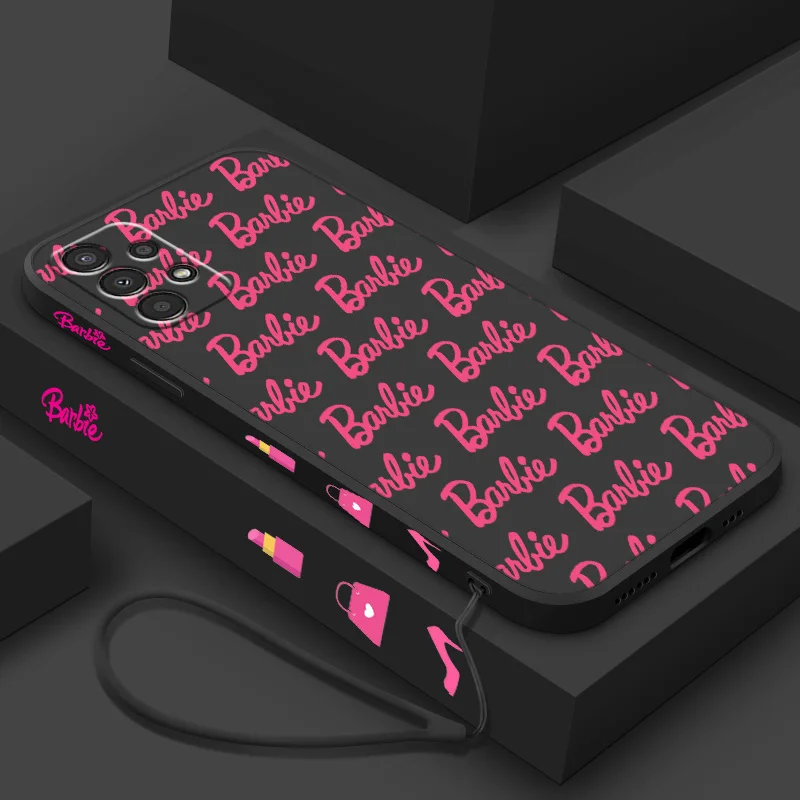 Модный чехол для телефона девочек B-Barbie D-Doll Samsung A 02 03 13 14 22 23 24 32 33 34 52 53 54 72 73 Lite с