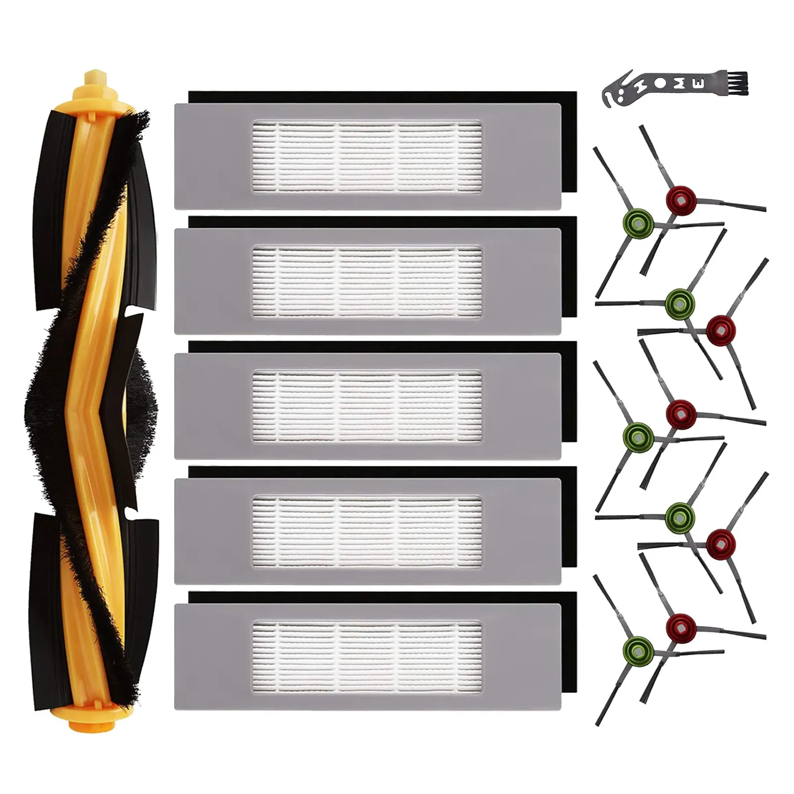 

17Pcs for Ecovacs Deebot Ozmo 920 950 T5 T8 T8 AIVI T8 Max T9 Max T9 Power N7 N8 N8+ Vacuum Cleaner Accessories