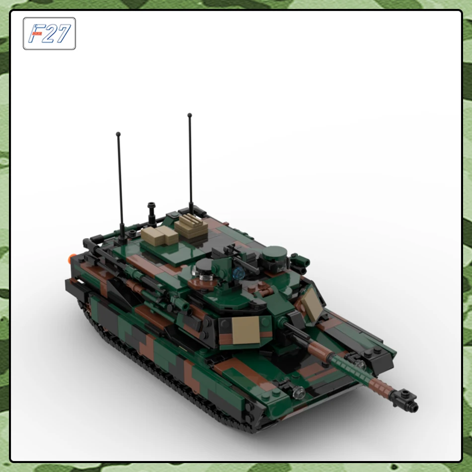 Конструктор MOC серии милитари M1A2 ABARMS