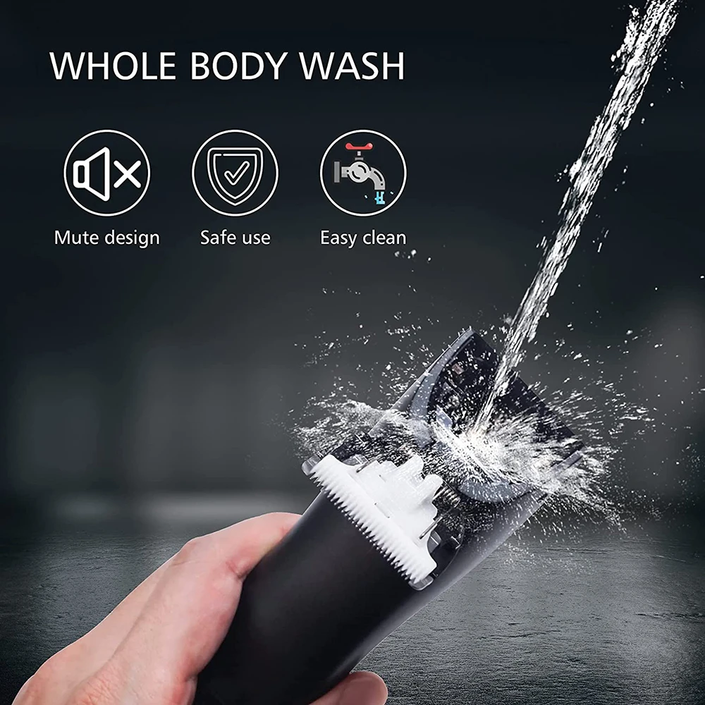 Electric Body Groomer Pubic Hair Trimmer for Men Balls Hair Timmer Male Sensitive Private Parts Razor Sex Place Face Hair Cut enlarge