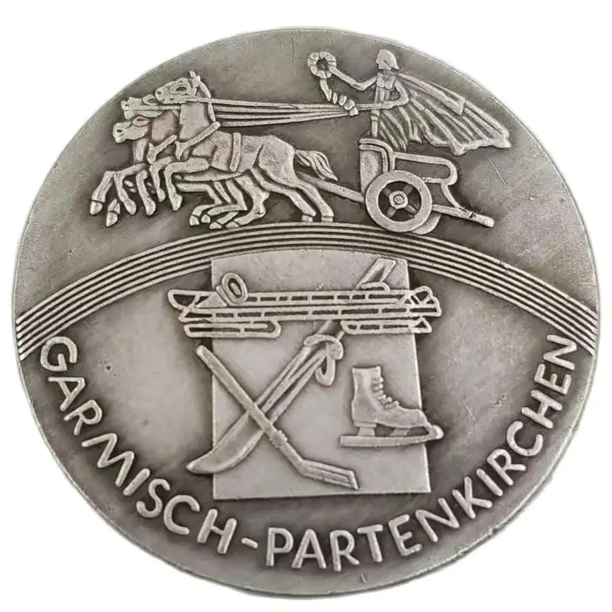 

1936 Germany Game Silver Plated Coins Copy Collectibles Home Decoration Magic Coin Lucky Fortune Toy Coins Christmas Gifts#557